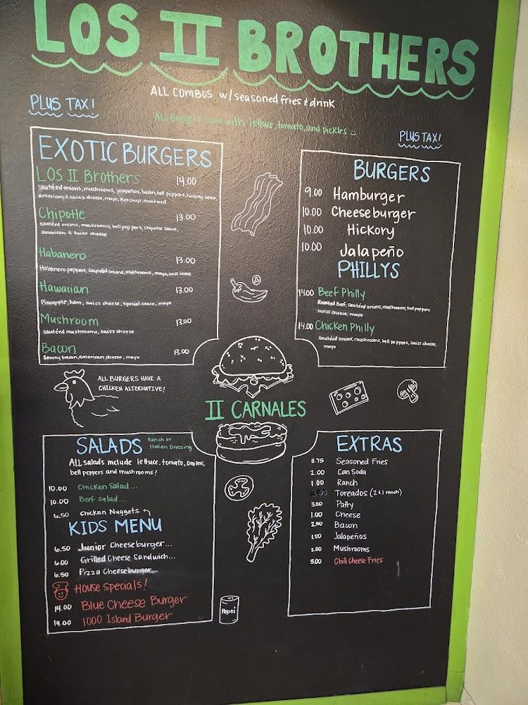 Los II Brothers Burgers Chicken Salad